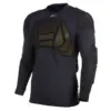 Motorrad-Protektorenshirt KLIM Tactical LS in Schwarz mit integrierten Protektoren an Brust, Schultern und Ellbogen