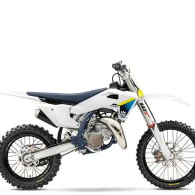 Husqvarna TC 85 19/16 2026 Motocross-Motorrad in Seitenansicht auf weißem Hintergrund
