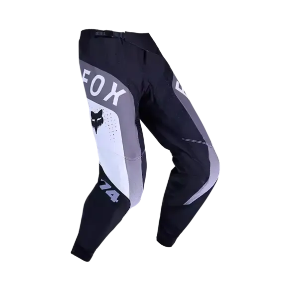 Fox 360 Tine Motocross-Hose in Schwarz-Weiß mit robustem Material und Stretchzonen