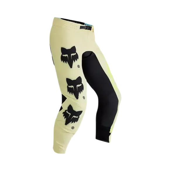 FOX Flexair Elevated Motocross-Hose in Lemonade-Gelb mit großen schwarzen Logos