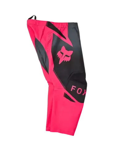 Schwarz-rosa Fox Girls 180 Shield Motocross-Hose für junge Fahrerinnen