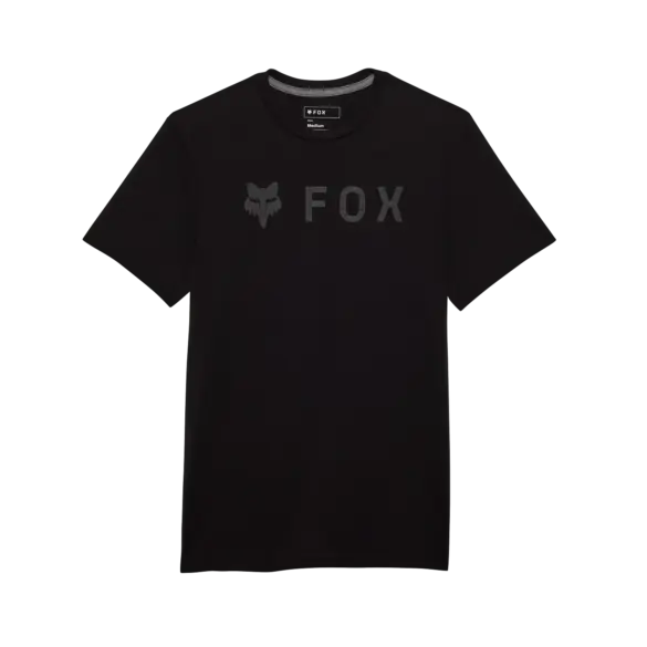 Schwarzes FOX Funktions-T-Shirt mit Logo-Print auf der Brust.