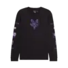 Phantom Long Sleeve Premium Tee, schwarz mit grafischem Muster und Pixel-Elementen, Vorderansicht