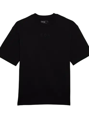 Wordmark Oversized T-Shirt in Mitternachtsblau mit dezenter Stickerei auf der Vorderseite, schwere Materialqualität.