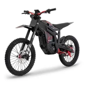 Talaria Sting R MX4 Expert Edition Elektro-Dirtbike in Seitenansicht mit robuster Offroad-Bereifung und sportlichem Design.