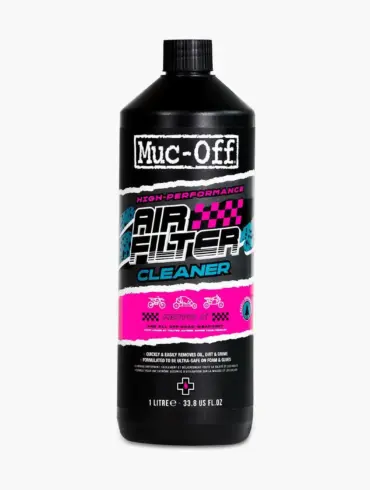 Muc-Off Air Filter Cleaner 1 Liter Flasche für Reinigung von Schaumstoff-Luftfiltern bei Motorrädern