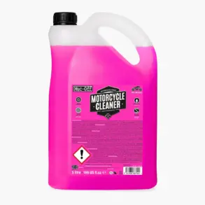 Muc-Off Nano Tech Motorcycle Cleaner 5 Liter Kanister in Pink mit Etikett