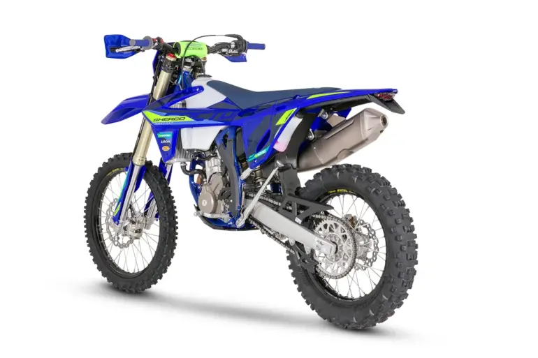 Sherco 250 SEF FACTORY 2027, moderne Enduro mit KYB-Fahrwerk und Akrapovič-Auspuffanlage