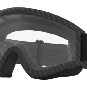 L-Frame MX Schutzbrille mit klarem Glas und Carbon-Fiber-Rahmen von Oakley für Motocross und Enduro.