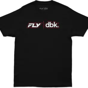 Schwarzes FLY DBK T-Shirt mit dezentem Logo-Aufdruck für Herren