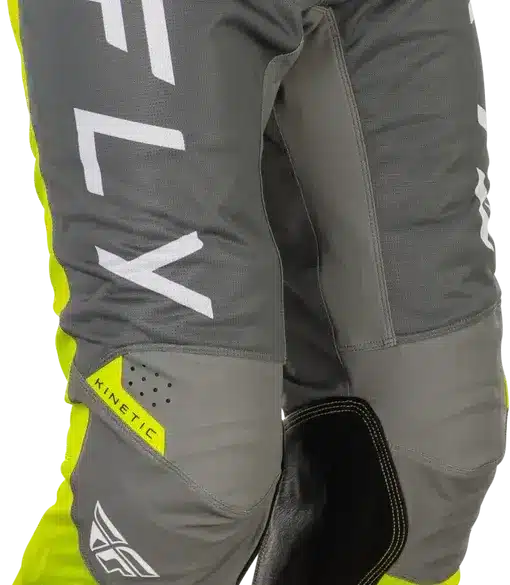 FLY Racing Kinetic Mesh Center Hose in Grau/Hi-Vis Gelb mit BOA-Verschluss