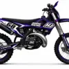 Hengjian S7-MT250 Offroad-Motorrad in Seitenansicht mit sportlichem Design und grobstolligen Reifen.