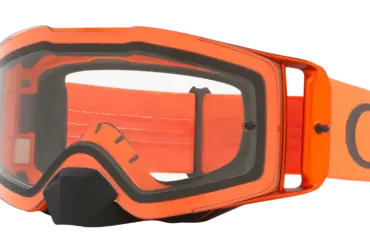 Oakley Front Line MX Goggle in Orange mit robustem Rahmen und Prizm-Scheibe