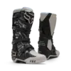 FOX Motion Diffuse Special Edition Motorrad-Boots, nebeneinander stehend, Front- und Rückansicht