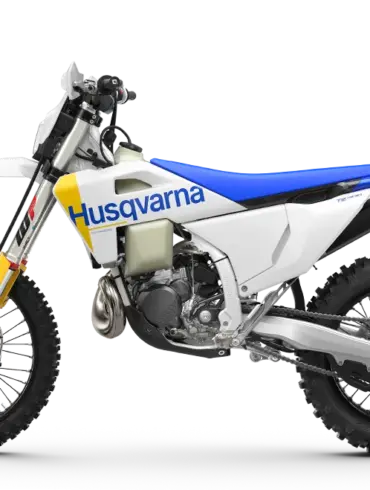 Husqvarna TE 300 2027 Sportenduro Motorrad in Seitenansicht