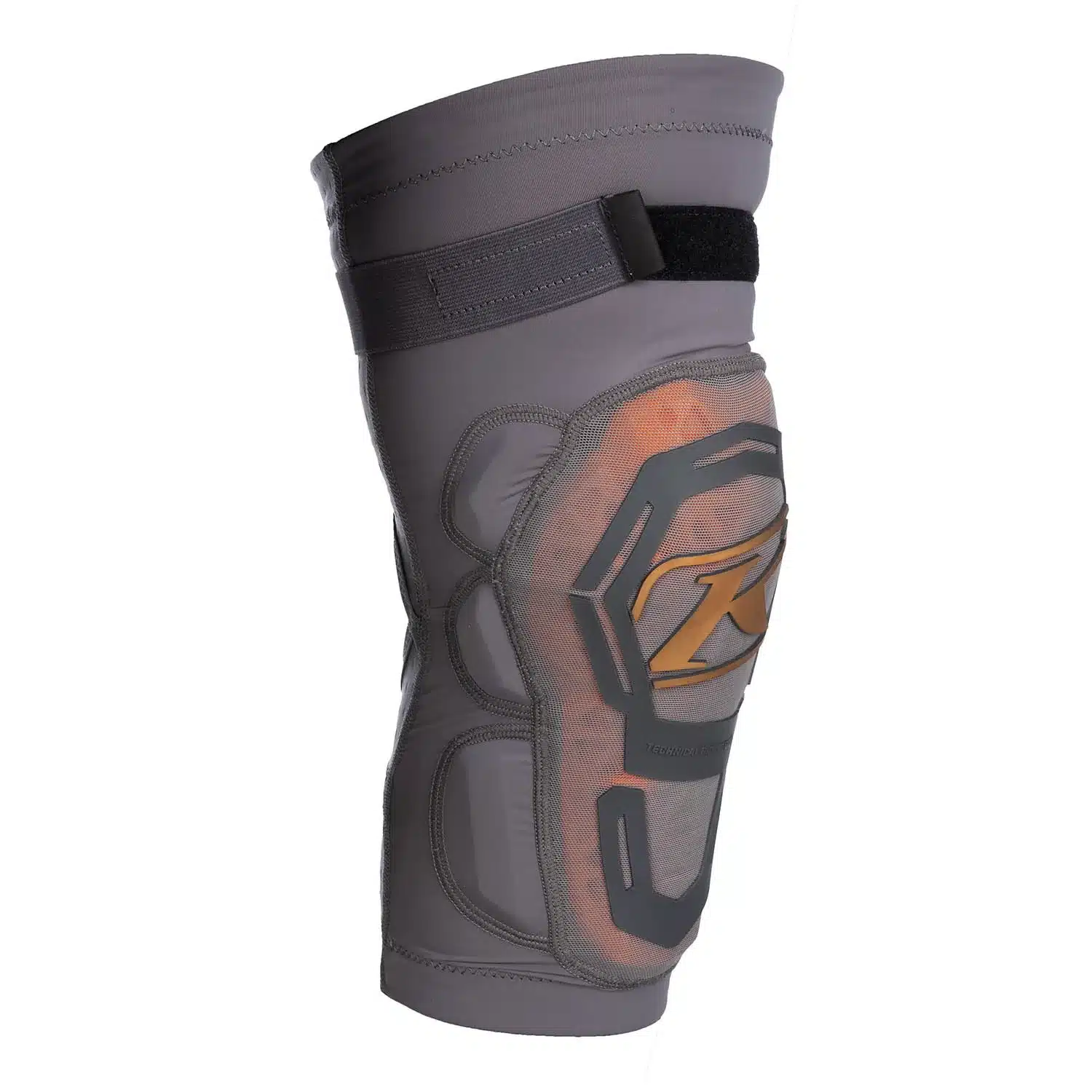 KLIM Tactical Knee Guard in Castlerock-Farbe mit D3O® Protektor und Mesh-Zonen.