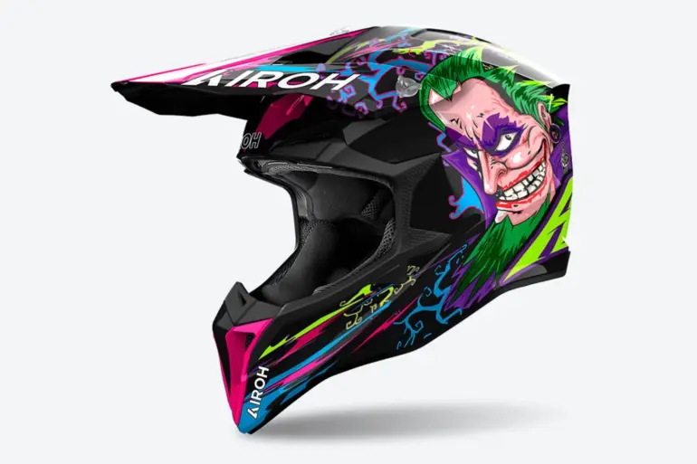 Airoh WRAAAP MUSIC Motorradhelm mit markanter Grafik und auffälligen Farben