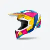 Airoh WRAAAP PAINT Enduro-/Offroad-Helm in farbenfrohem Design, Seitenansicht