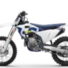 Motocross-Motorrad Husqvarna FC 450 2026, seitlich abgebildet vor transparentem Hintergrund