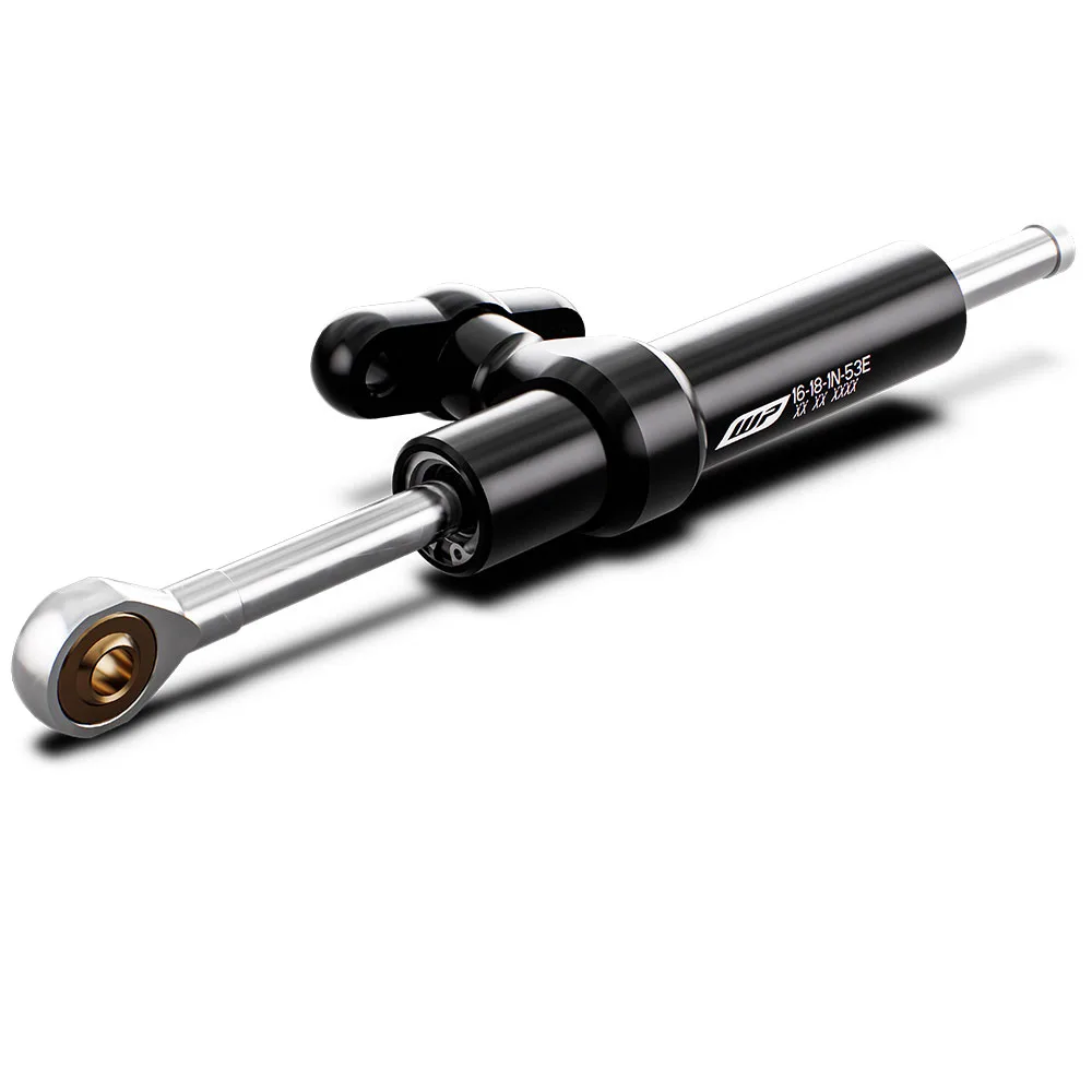 WP-Lenkungsdämpfer für die Husqvarna Norden 901 auf weißem Hintergrund