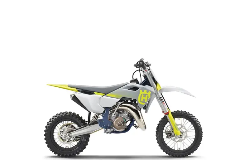 Motocross-Motorrad Husqvarna TC 65 Modelljahr 2026 in Seitenansicht