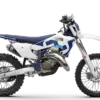 Seitenansicht der Husqvarna TE 125 2026 Enduro-Motorrad, Modelljahr 2026