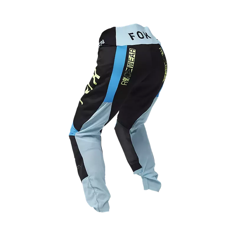 FOX 180 Race Spec Crosshose für Frauen in hellblau und schwarz, Rückansicht