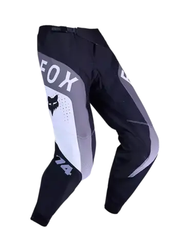 Fox 360 Tine Motocross-Hose in Schwarz-Weiß mit robustem Material und Stretchzonen