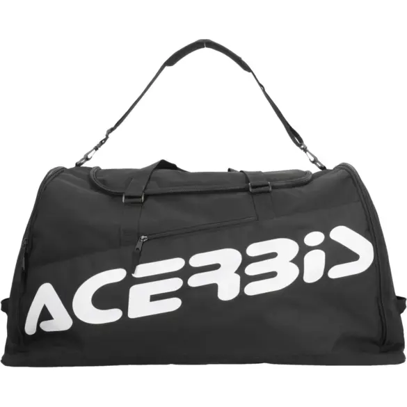 Schwarze Acerbis Cargo Equipment Bag mit großem Logo und Schultergurt