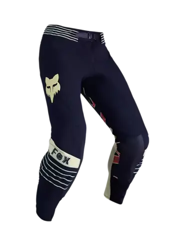 Flexair Inning Pants von Fox Racing in Dunkelblau mit Logo und Verstärkungen