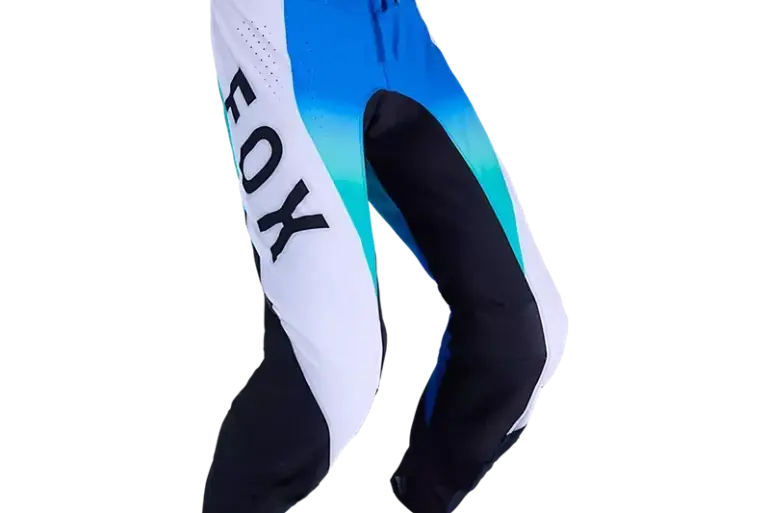 FOX Flexair Spire Hose in Blau, Weiß und Schwarz, ergonomisch geschnitten für den Radsport