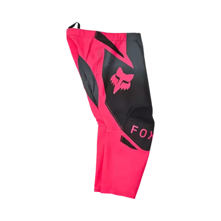 Schwarz-rosa Fox Girls 180 Shield Motocross-Hose für junge Fahrerinnen