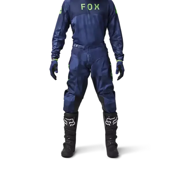 Motocross-Hose 180 Taunt in Marineblau mit ergonomischer Passform und robusten Lederpanels
