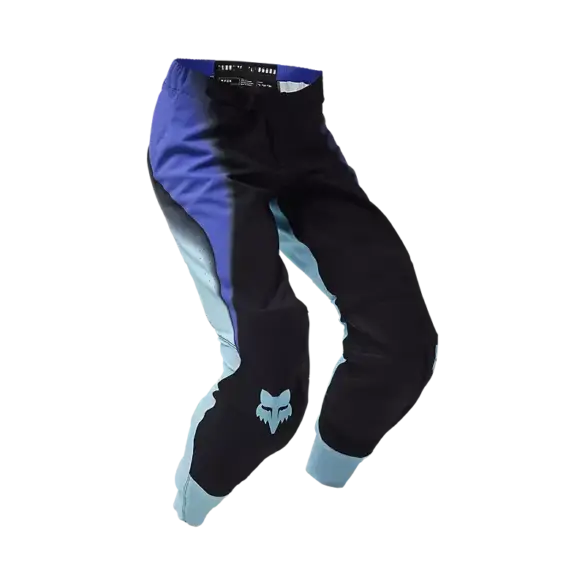 Damen Motocross-Hose Flexair Infinite in Schwarz und Blau mit ergonomischer Passform