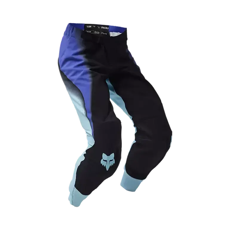 Damen Motocross-Hose Flexair Infinite in Schwarz und Blau mit ergonomischer Passform