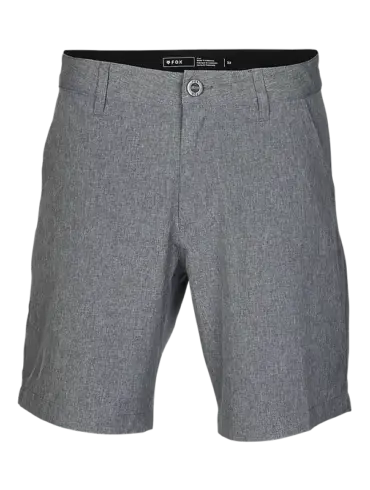 Graue, hybride Motorrad-Shorts Essex Tech von vorne freigestellt