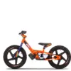 KTM SX-E 1.16 Kinder-Elektro-Balance-Bike in Orange, Seitenansicht auf weißem Hintergrund
