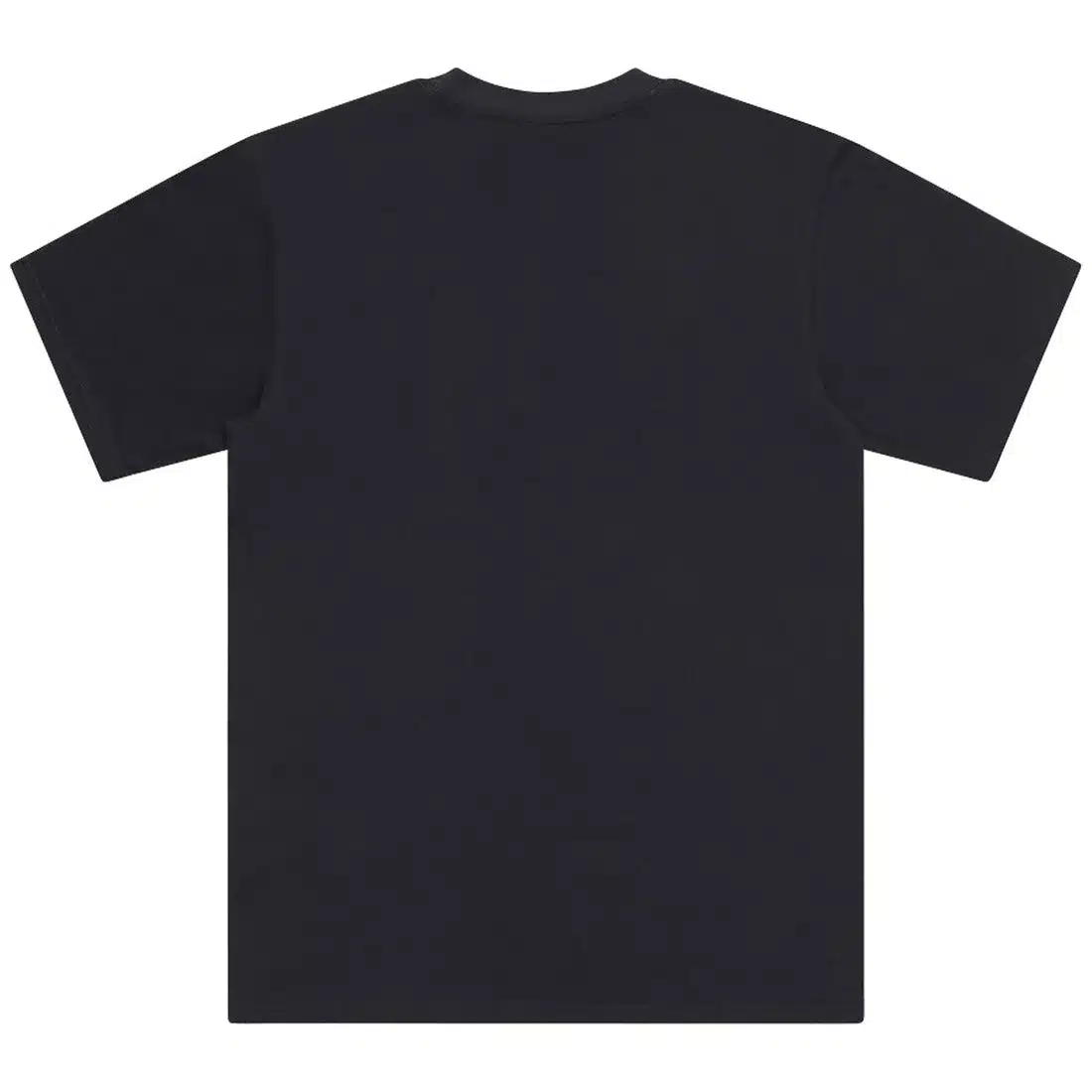 Rückansicht eines schlichten schwarzen Kurzarm-T-Shirts von Troy Lee Designs, Modell Standardausgabe Carbon