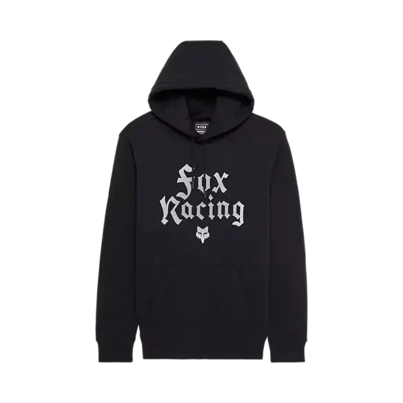 Fox Racing New Age Pullover Hoodie in Schwarz mit weißer Schrift auf der Vorderseite