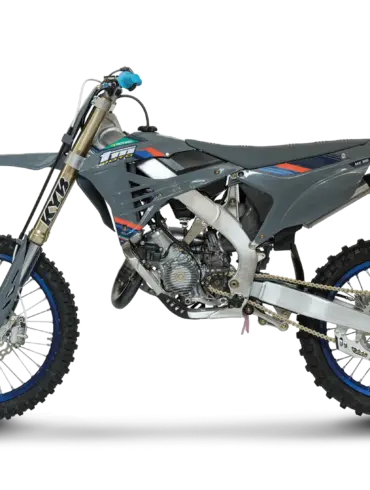 TM MX 125 ES 2T 2026 Motocross-Motorrad in Seitenansicht