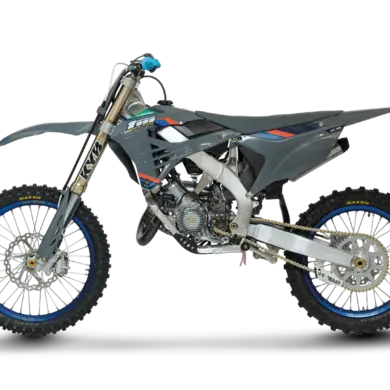 TM MX 125 ES 2T 2026 Motocross-Motorrad in Seitenansicht