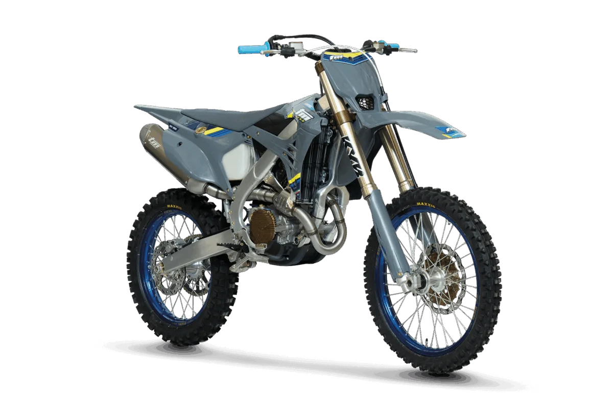 TM MX 250 ES Fi 4T CORSE als Motocross-Motorrad, Seitenansicht