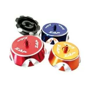 Verschiedene farbige CNC-gefräste Aluminium-Tankdeckel mit Spezialdichtung für Motorräder, passend zu Honda CRF und Suzuki RMZ.