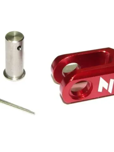 Roter Bremseinsteller aus Aluminium mit Bolzen und Splint für Honda CR/F Modelle