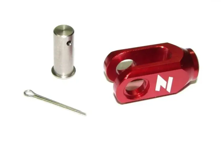 Roter Bremseinsteller aus Aluminium mit Bolzen und Splint für Honda CR/F Modelle