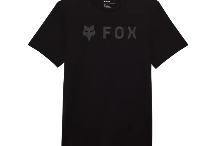 Schwarzes FOX Funktions-T-Shirt mit Logo-Print auf der Brust.