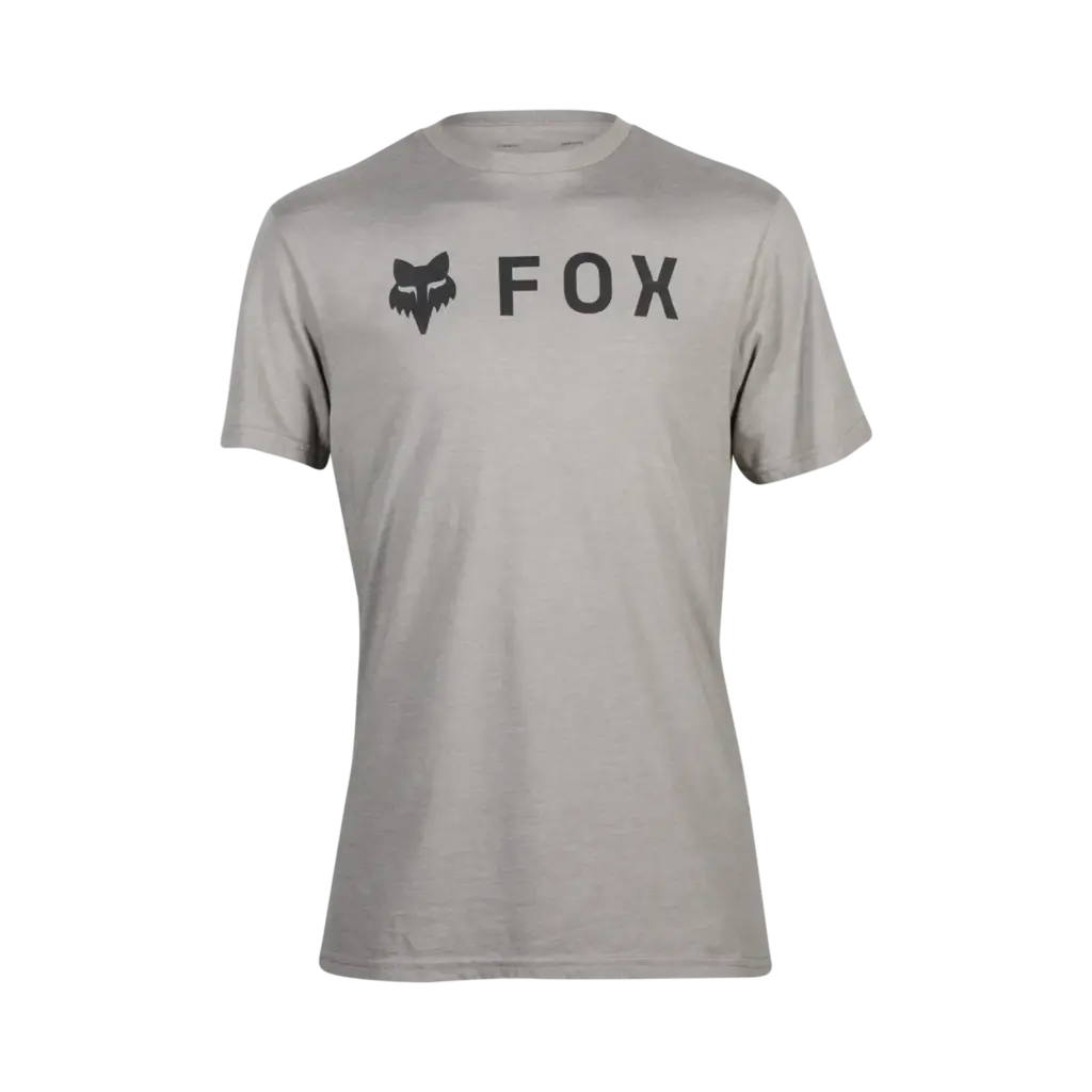 Fox Absolute Premium-T-Shirt in Grau mit Logo und klassischem Schnitt