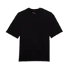 Wordmark Oversized T-Shirt in Mitternachtsblau mit dezenter Stickerei auf der Vorderseite, schwere Materialqualität.