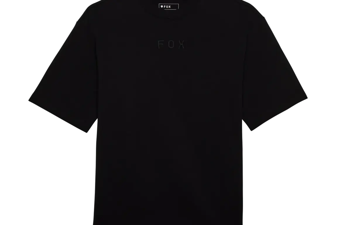 Wordmark Oversized T-Shirt in Mitternachtsblau mit dezenter Stickerei auf der Vorderseite, schwere Materialqualität.
