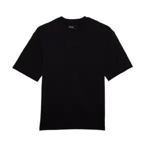 Wordmark Oversized T-Shirt in Mitternachtsblau mit dezenter Stickerei auf der Vorderseite, schwere Materialqualität.